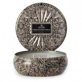 Voluspa - French Bourbon Vanille 3-Wick Tin Candle