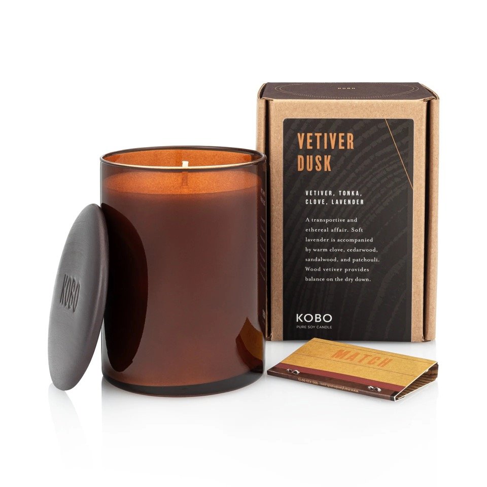 Kobo - Woodblock Vetiver Dusk Candle