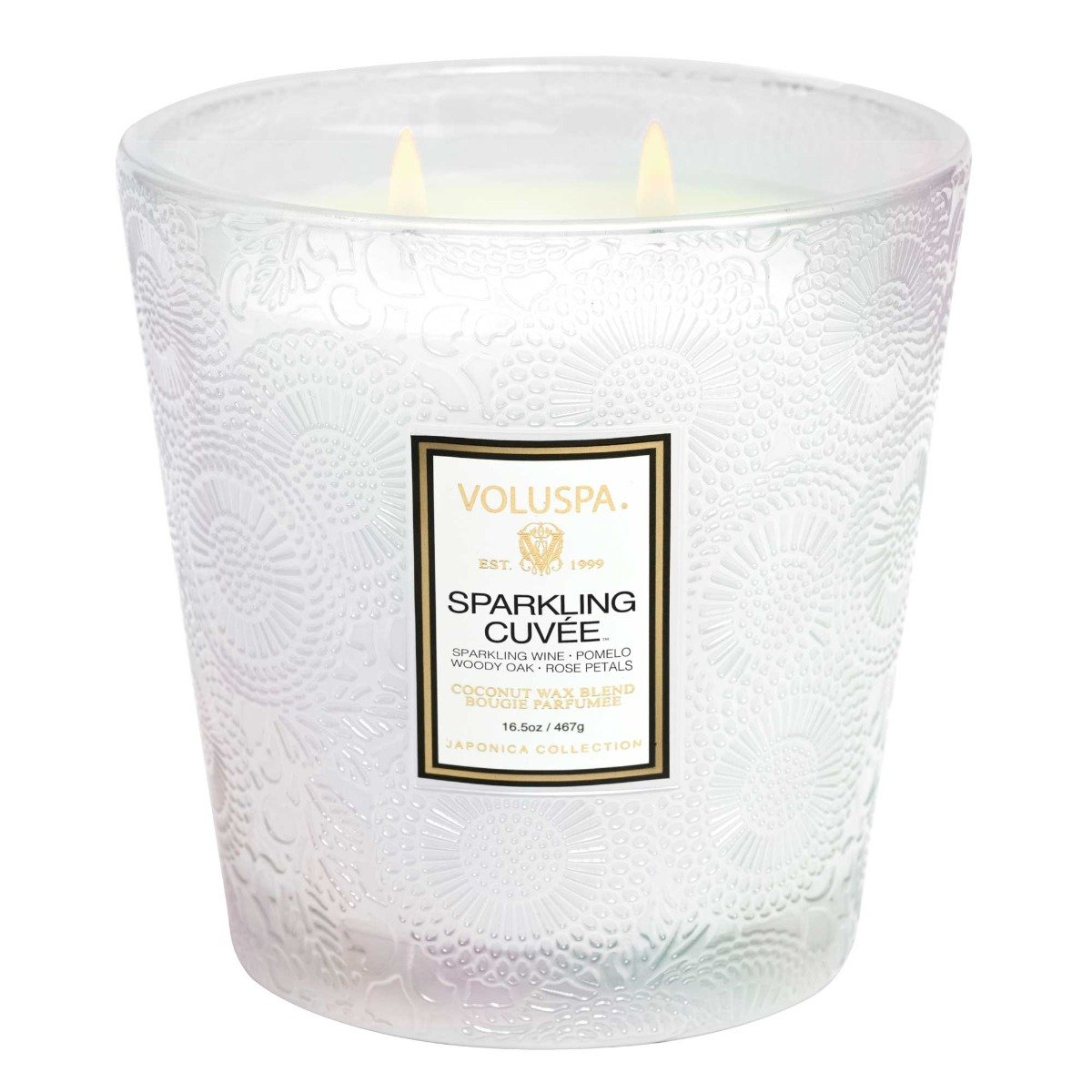 Voluspa - Sparkling Cuvée 2 Wick Hearth Candle