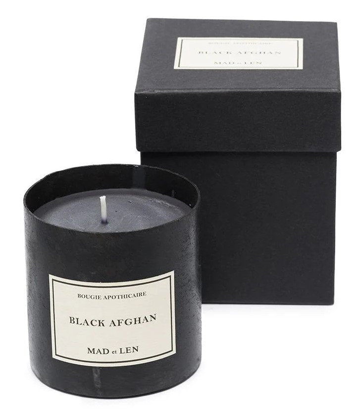 Mad et Len - Black Afghan Candle