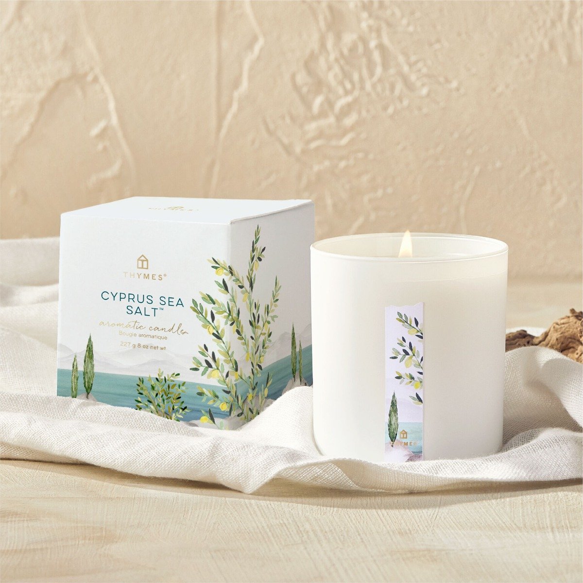 Thymes - Cyprus Sea Salt Candle