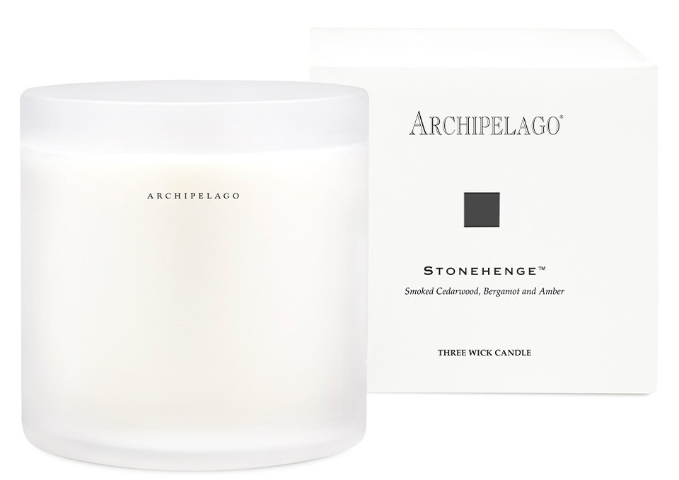 Archipelago - Stonehenge 3 Wick XL Boxed Candle