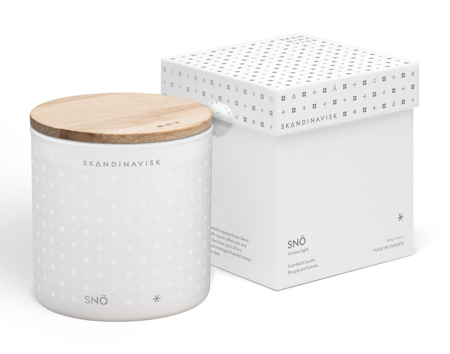 Skandinavisk - SNÖ (Snow) 2 Wick Candle