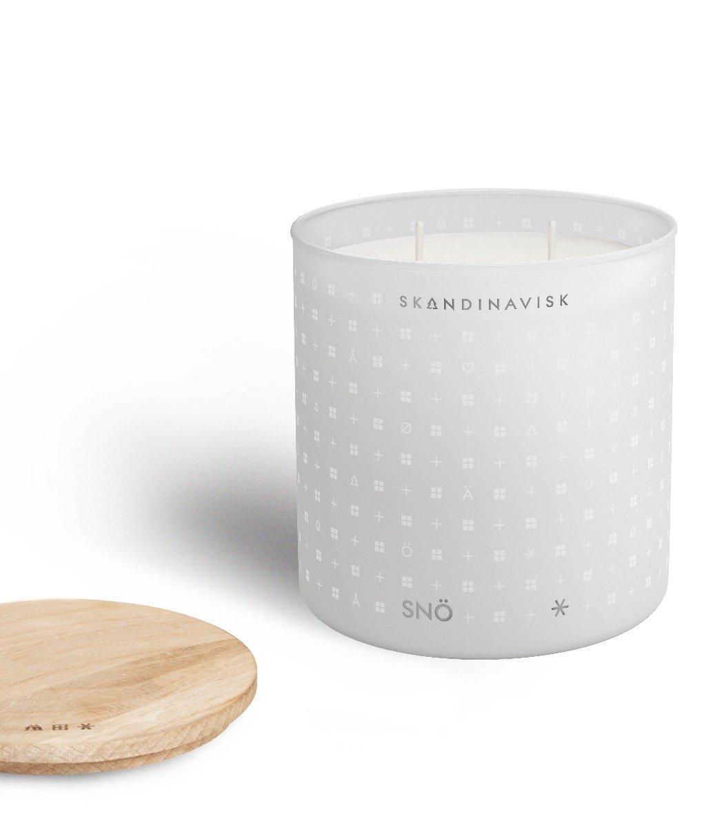 Skandinavisk - SNÖ (Snow) 2 Wick Candle