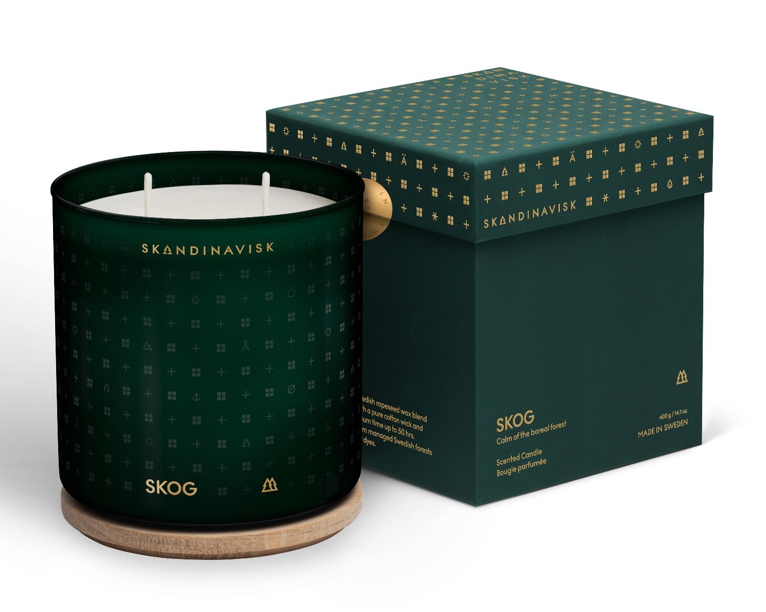 Skandinavisk - SKOG (Forest) 2 Wick Candle