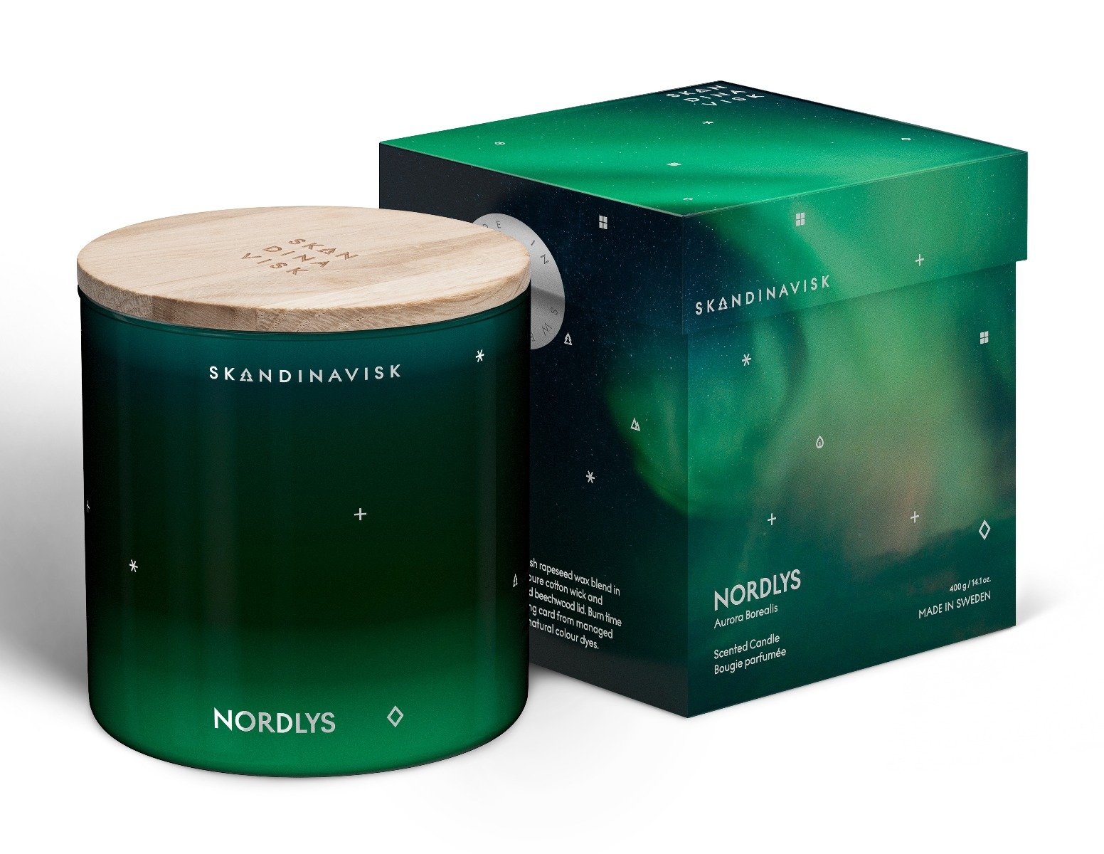 Skandinavisk - NORDLYS (Northern Light) 2 Wick Candle