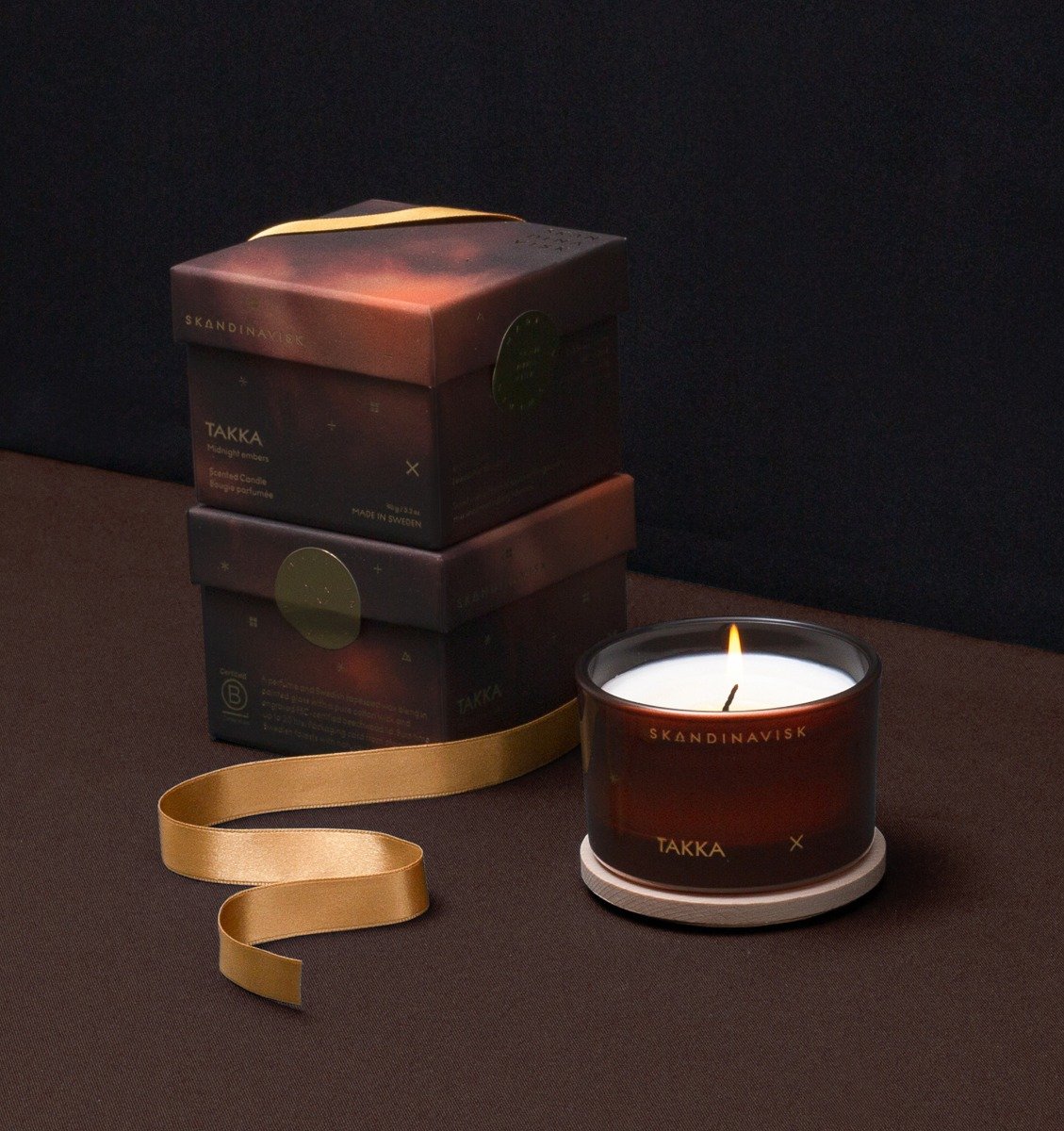 Skandinavisk - TAKKA (Midnight Embers) Small Candle