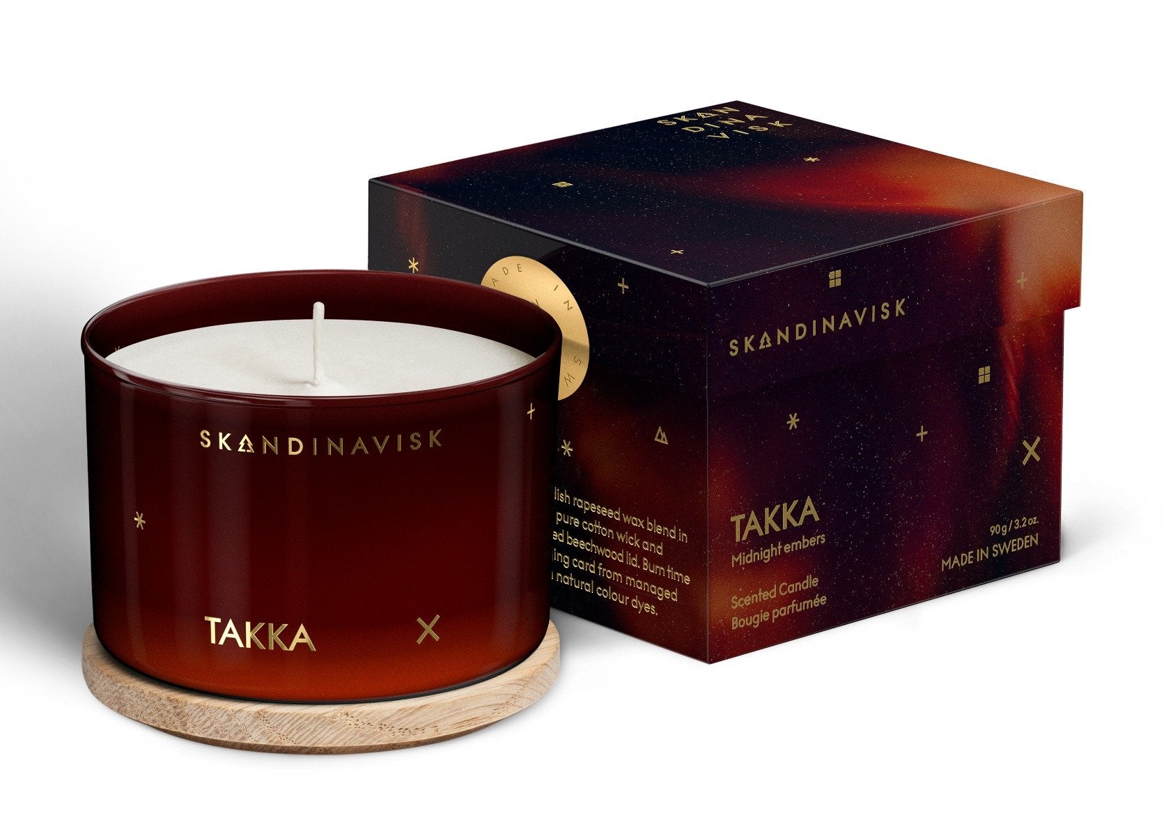 Skandinavisk - TAKKA (Midnight Embers) Small Candle