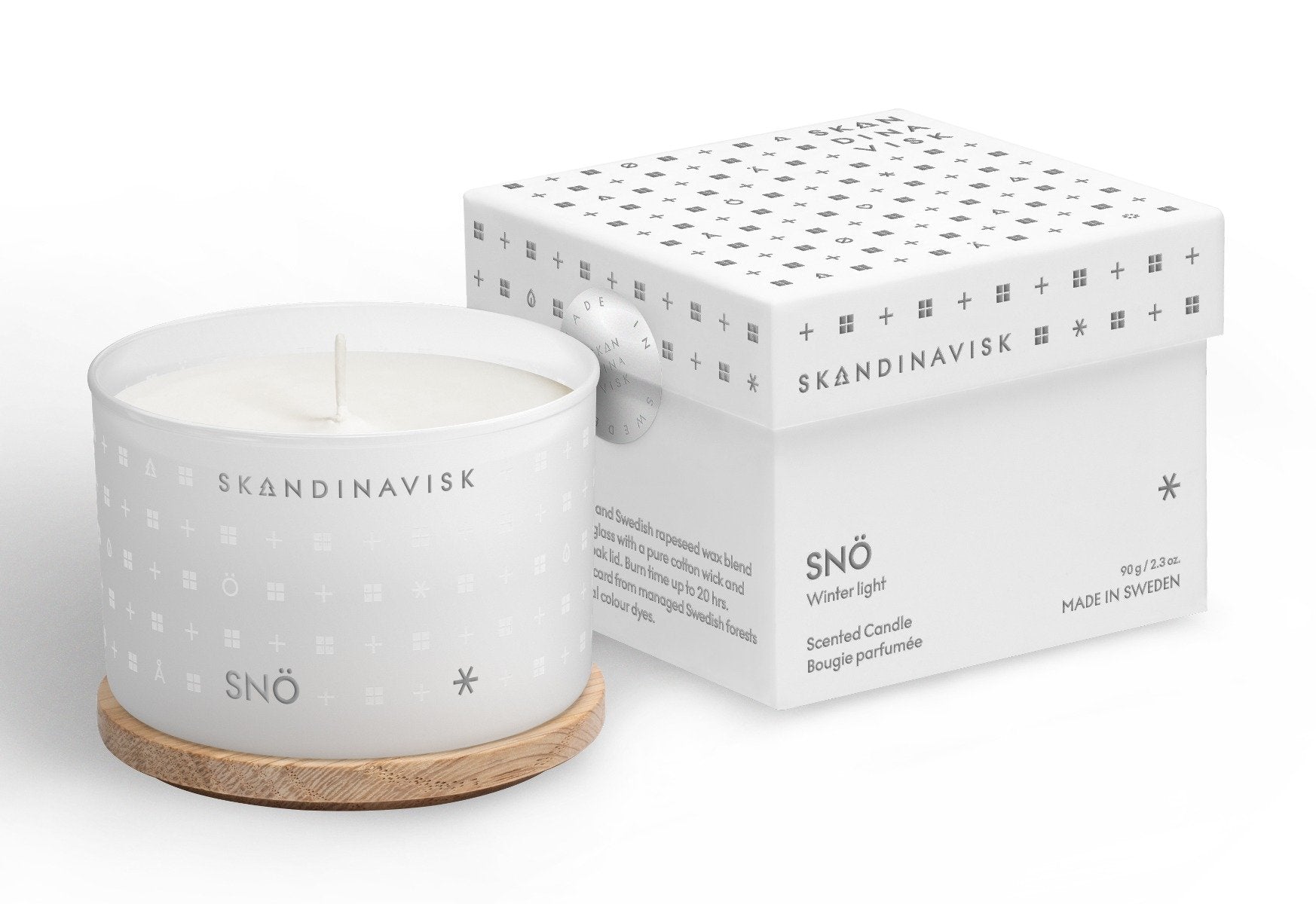 Skandinavisk - SNÖ (Snow) Small Candle