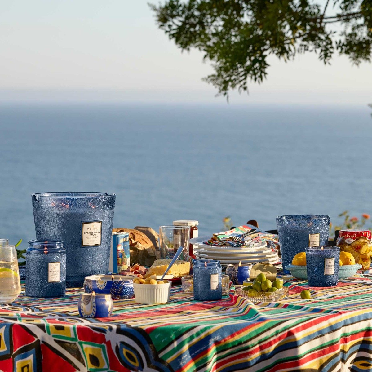 Voluspa - Mediterranean Lemon Large Jar Candle