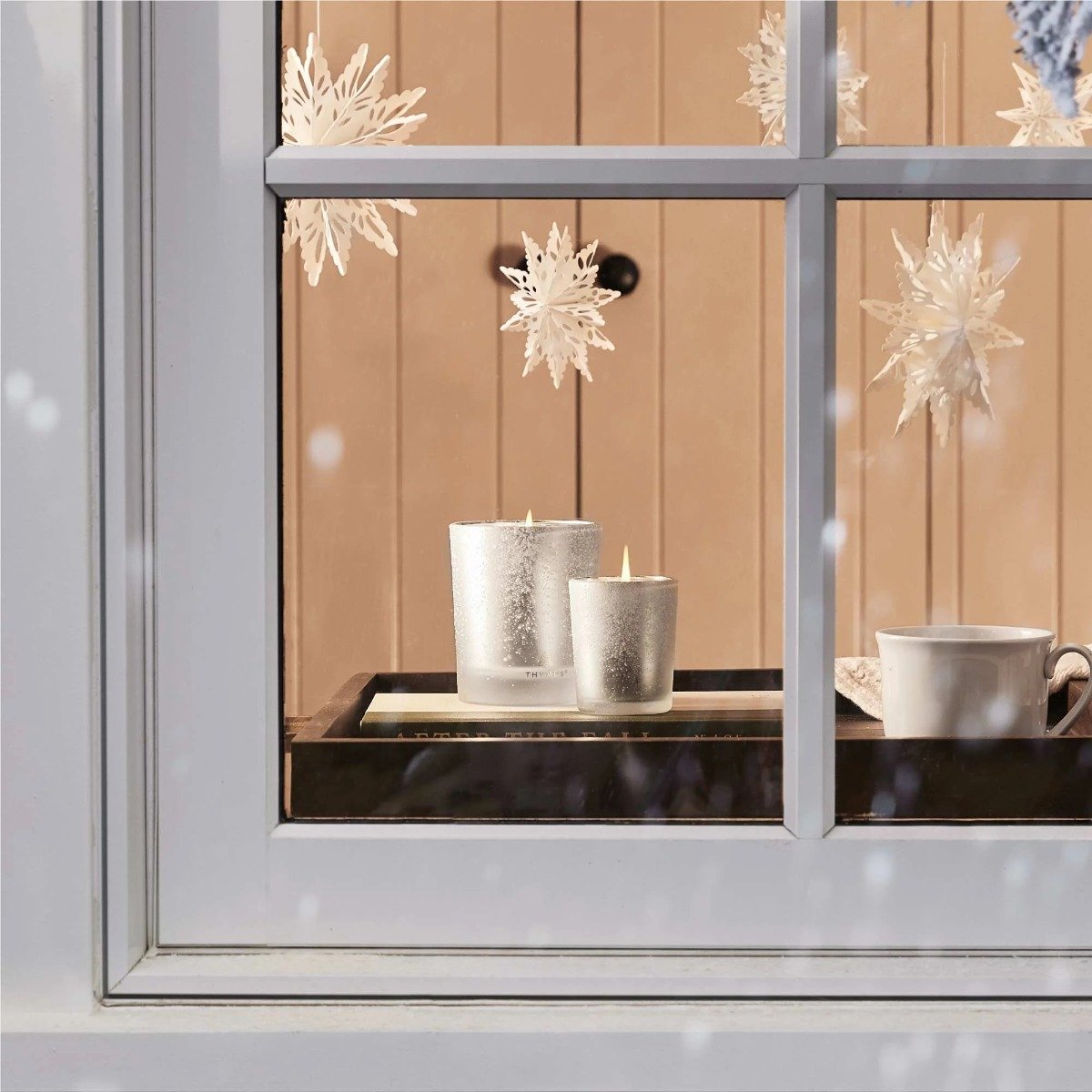 Thymes - Frasier Fir Flocked Votive Candle