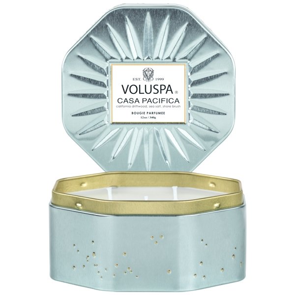 Voluspa - Casa Pacifica Octagon Tin Candle