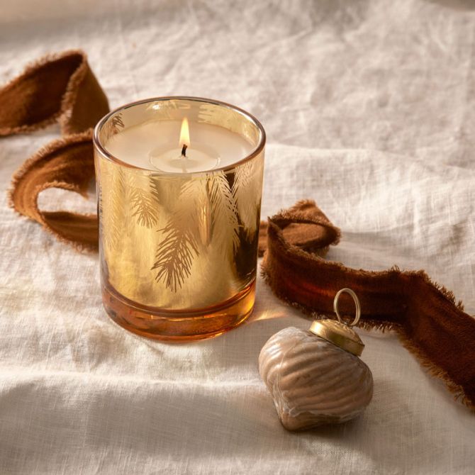 Thymes - Frasier Fir Gilded Gold Candle