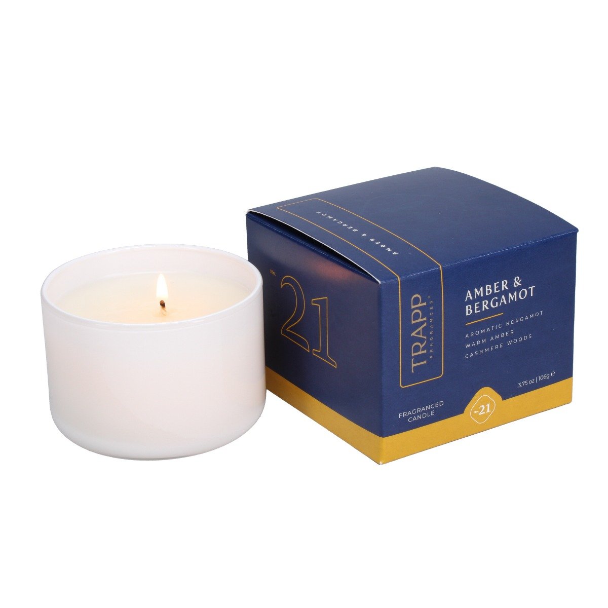 Trapp - Amber & Bergamot #21 Small Candle