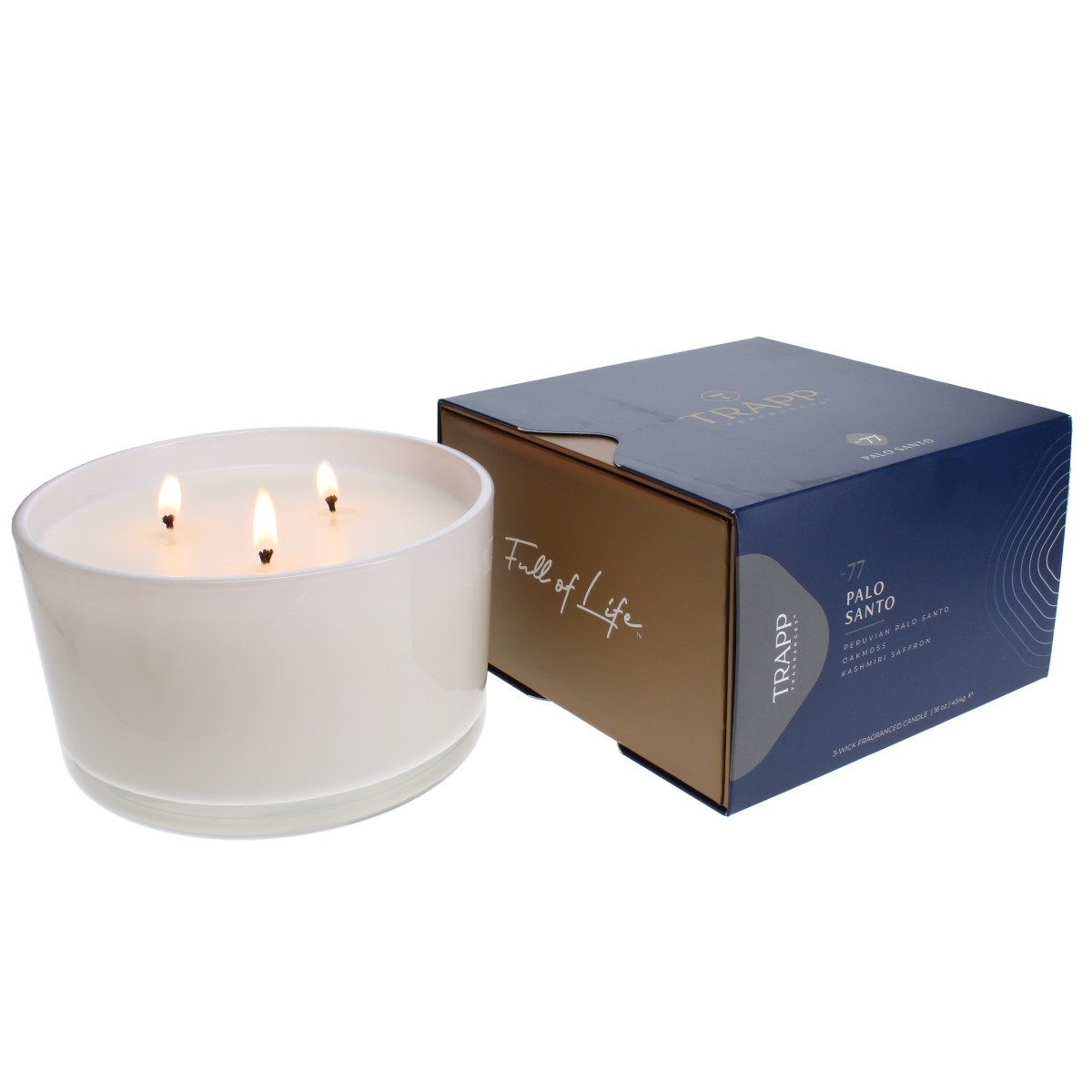 Trapp - Palo Santo #77 3-Wick Candle