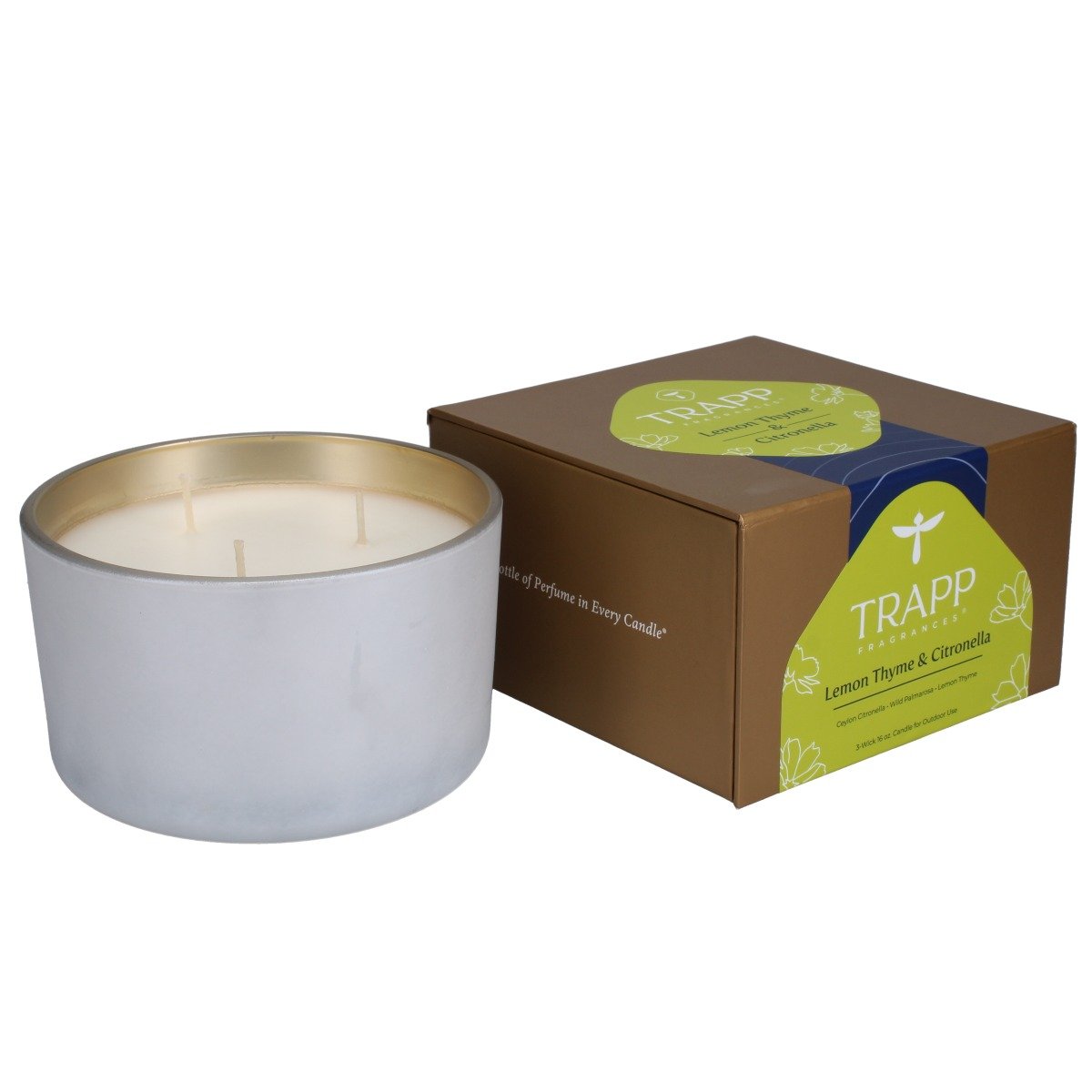 Trapp - Citronella 3 Wick Candle