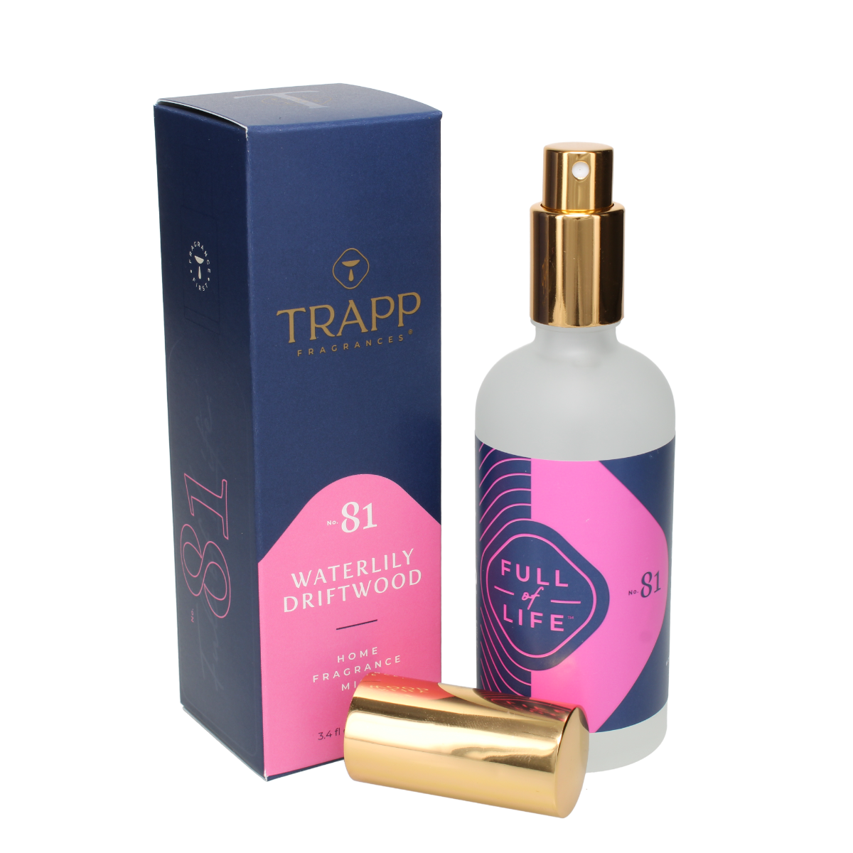Trapp - Waterlily Driftwood #81 Home Fragrance Mist
