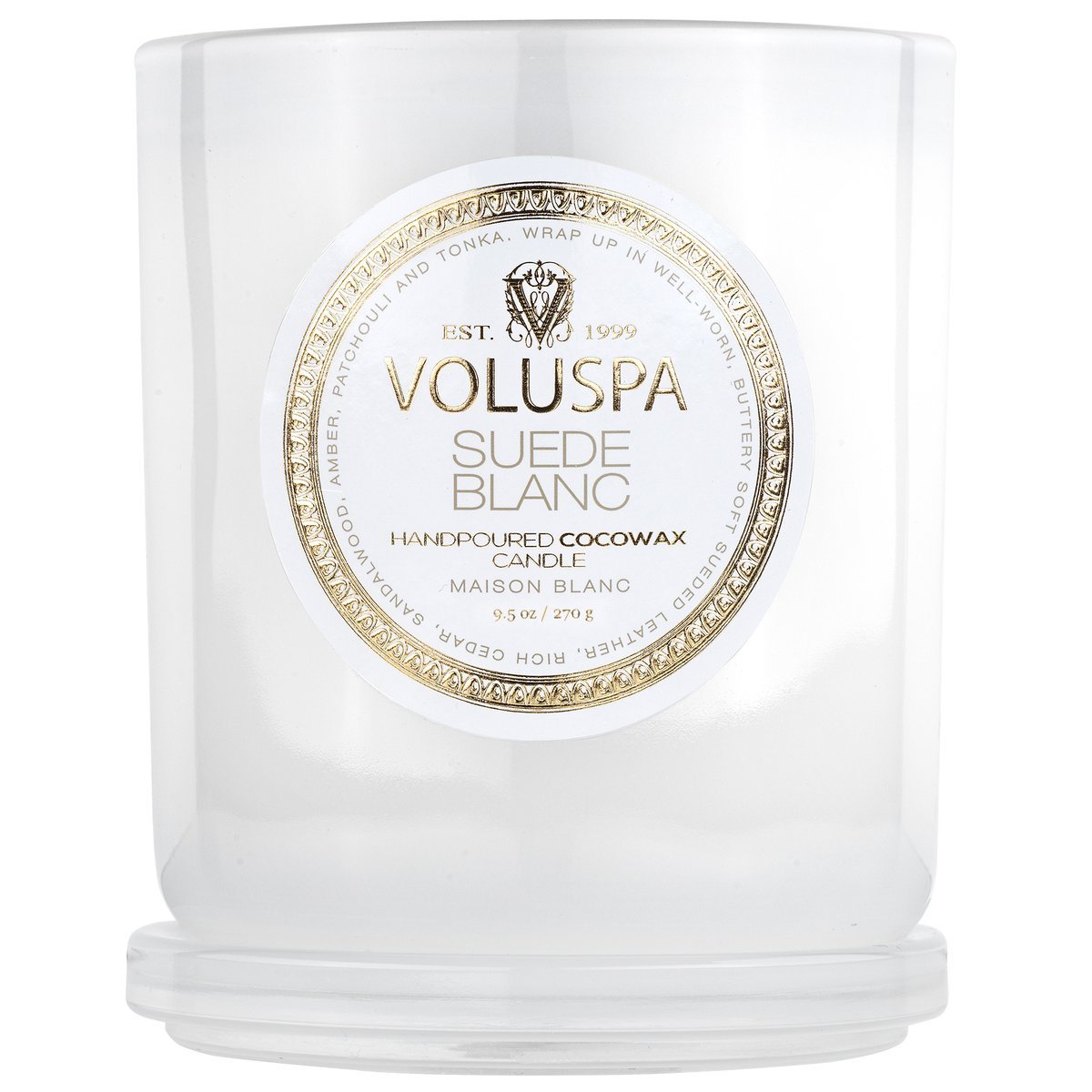 Voluspa - Suede Blanc Classic Candle