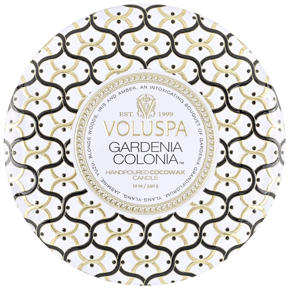 Voluspa - Gardenia Colonia 3 Wick Tin Candle