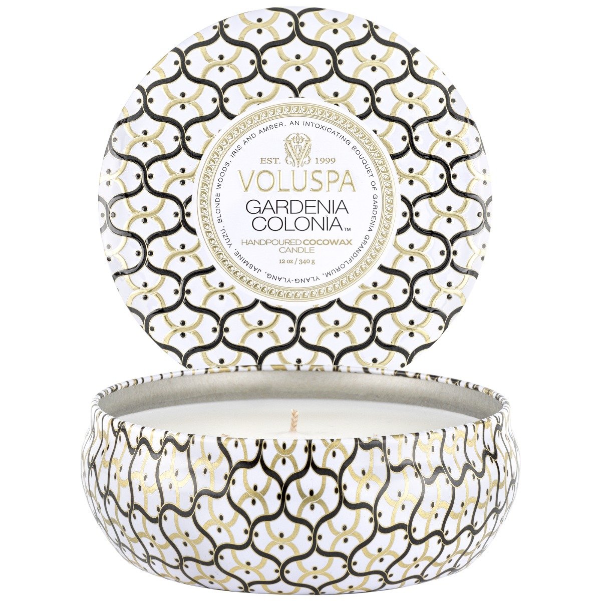 Voluspa - Gardenia Colonia 3 Wick Tin Candle