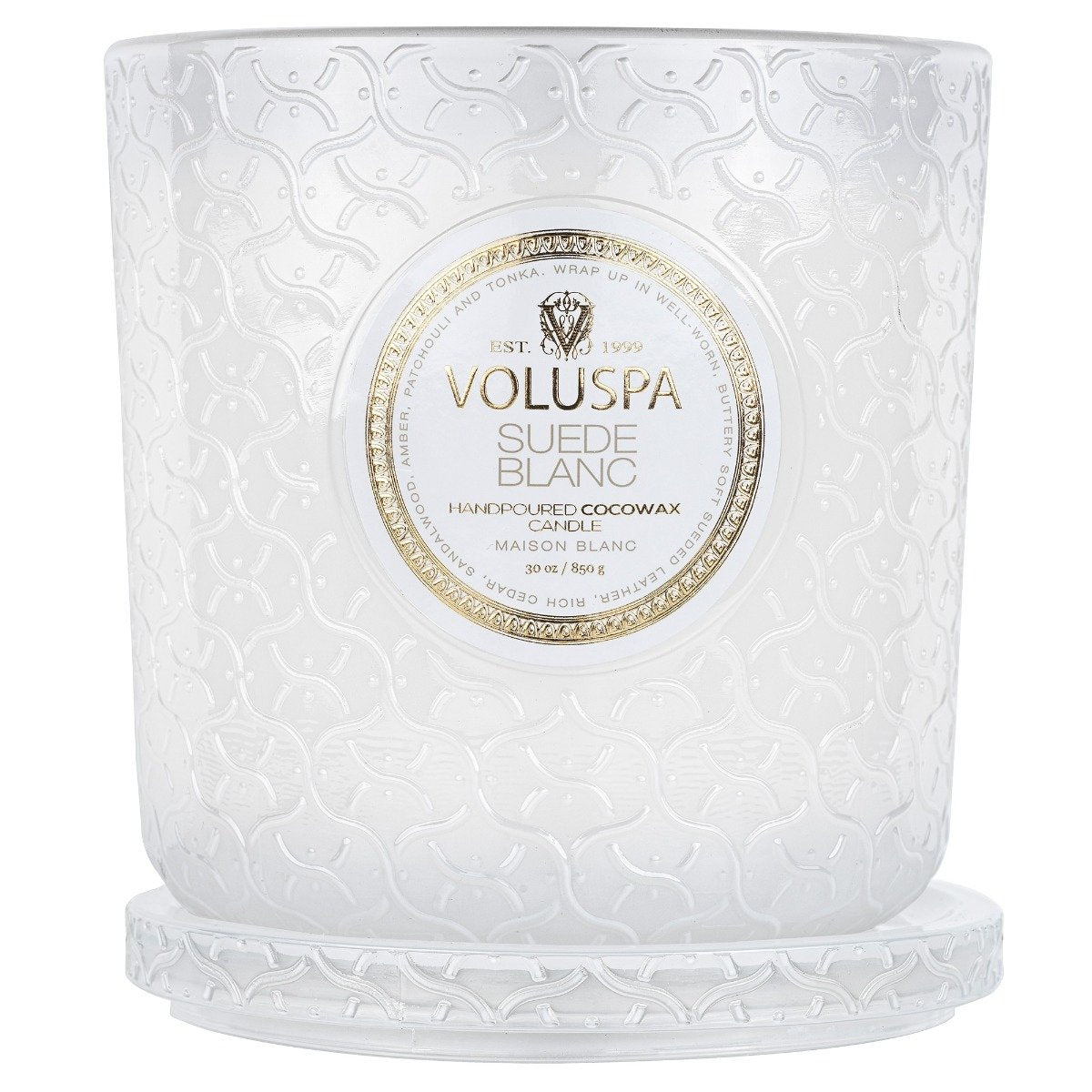 Voluspa - Suede Blanc Luxe Candle