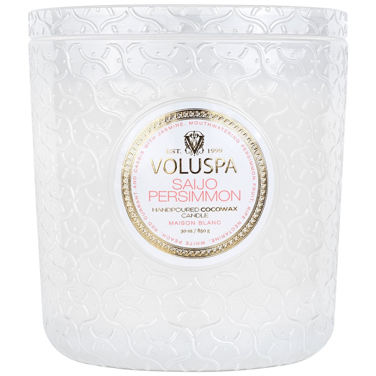 Voluspa - Saijo Persimmon Scented Luxe Candle | Candle Delirium