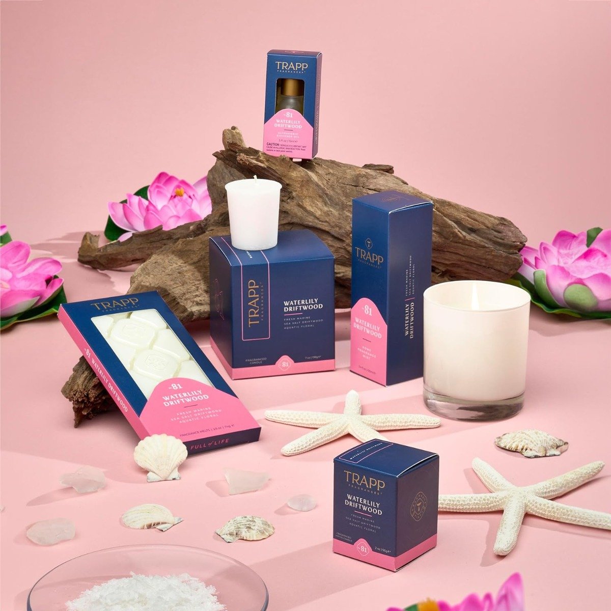 Trapp - Waterlily Driftwood #81 Wax Melt