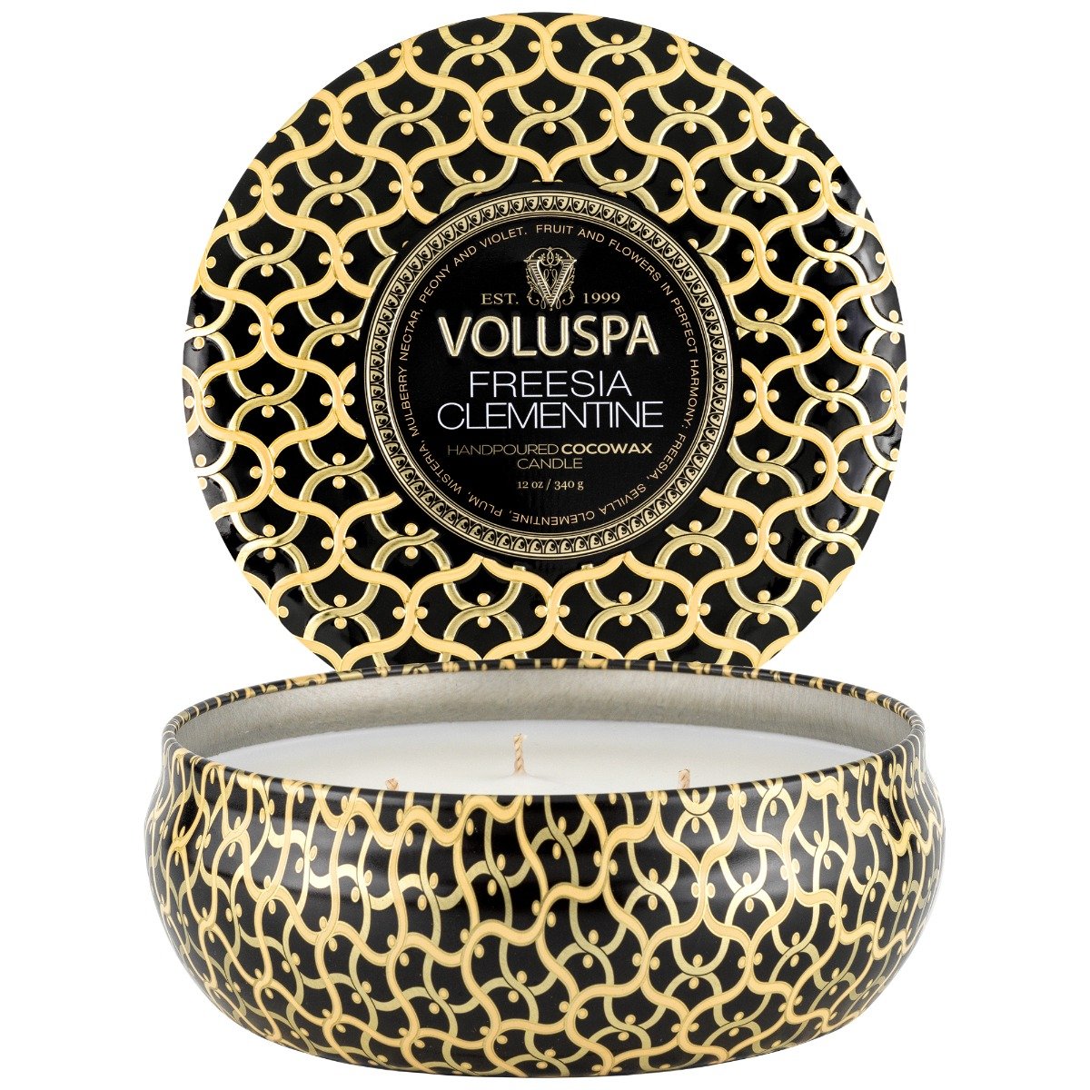 Voluspa - Freesia Clementine 3 Wick Tin Candle