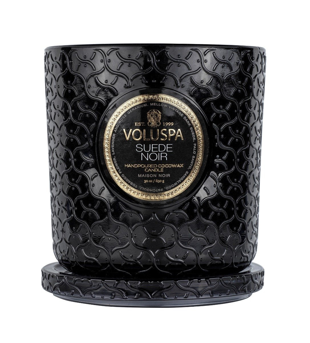 Voluspa - Suede Noir Luxe Candle