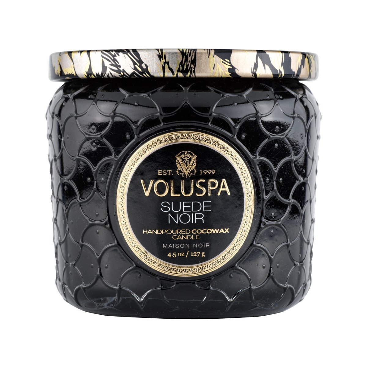 Voluspa - Suede Noir Petite Jar Candle