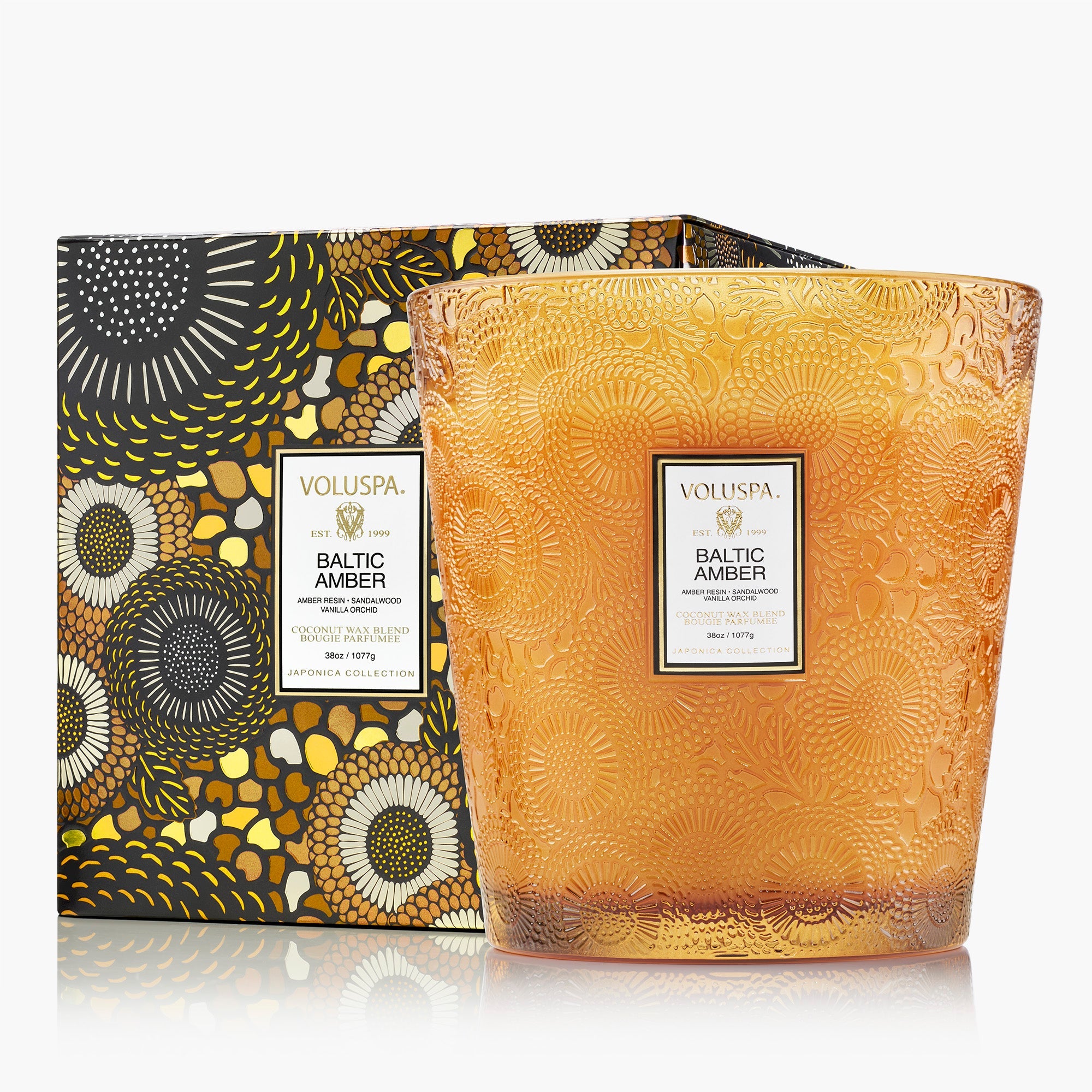 Voluspa - Baltic Amber 3 Wick Hearth Candle_{first_image} #large_image