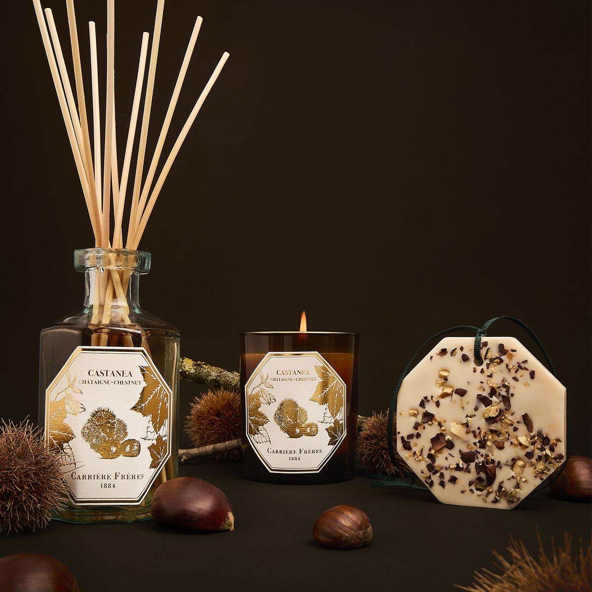 Carriere Freres - Chestnut Candle