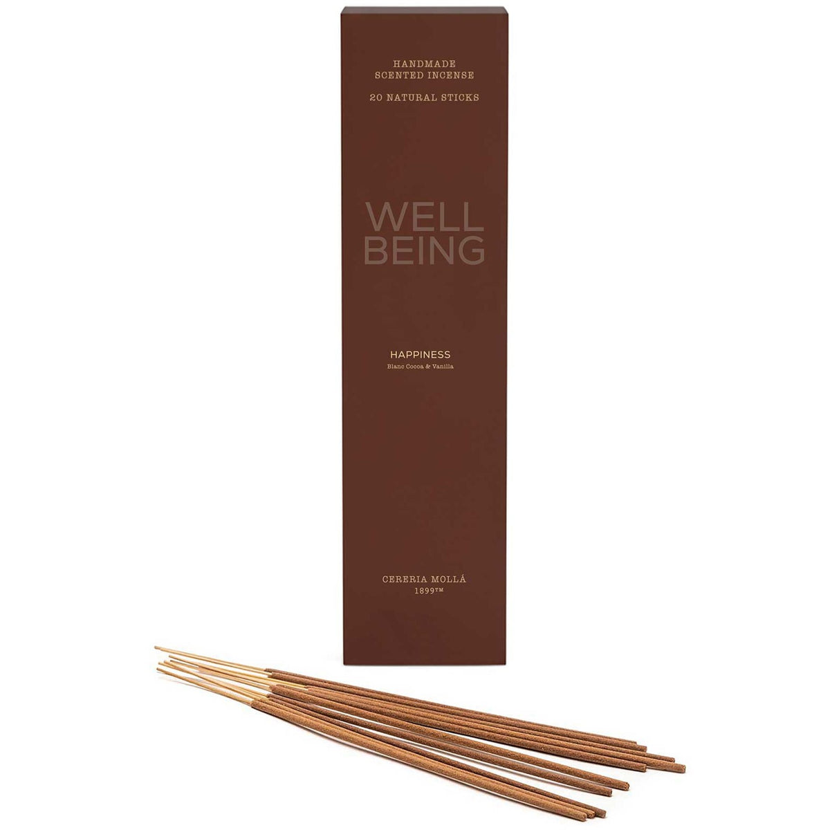 Cereria Molla - Happiness )Blanc Cocoa & Vanilla) Incense