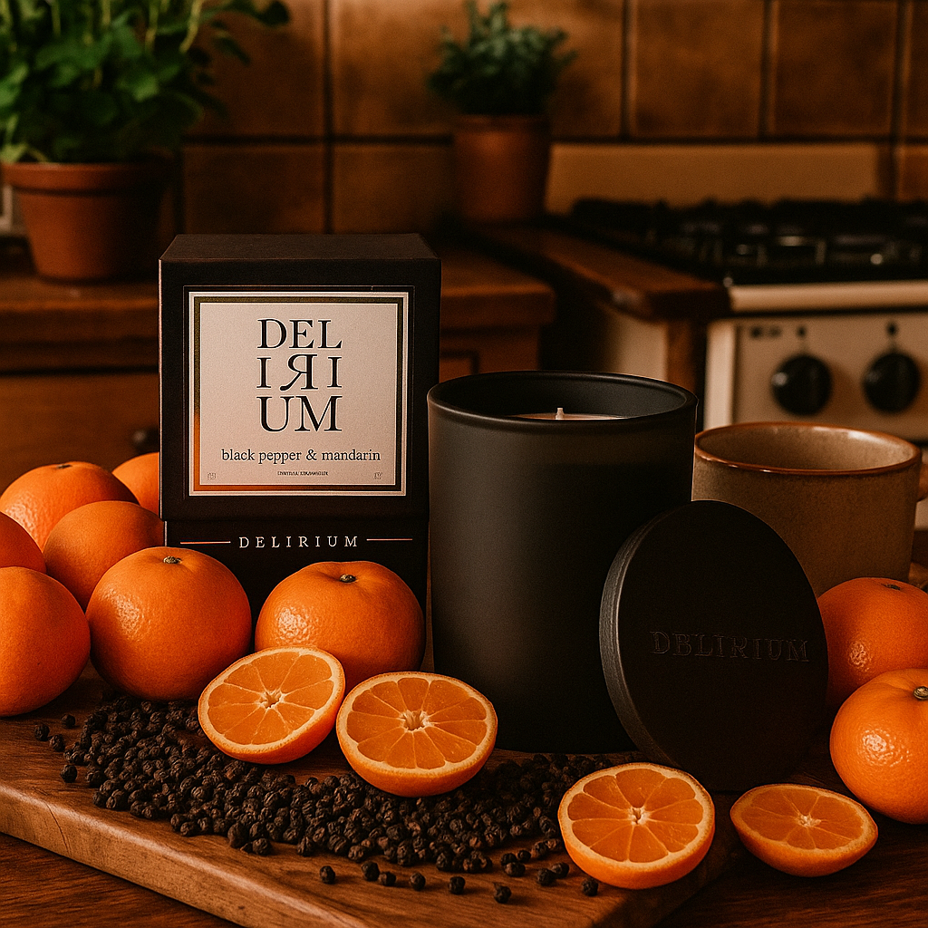 Delirium - Black Pepper & Mandarin Candle