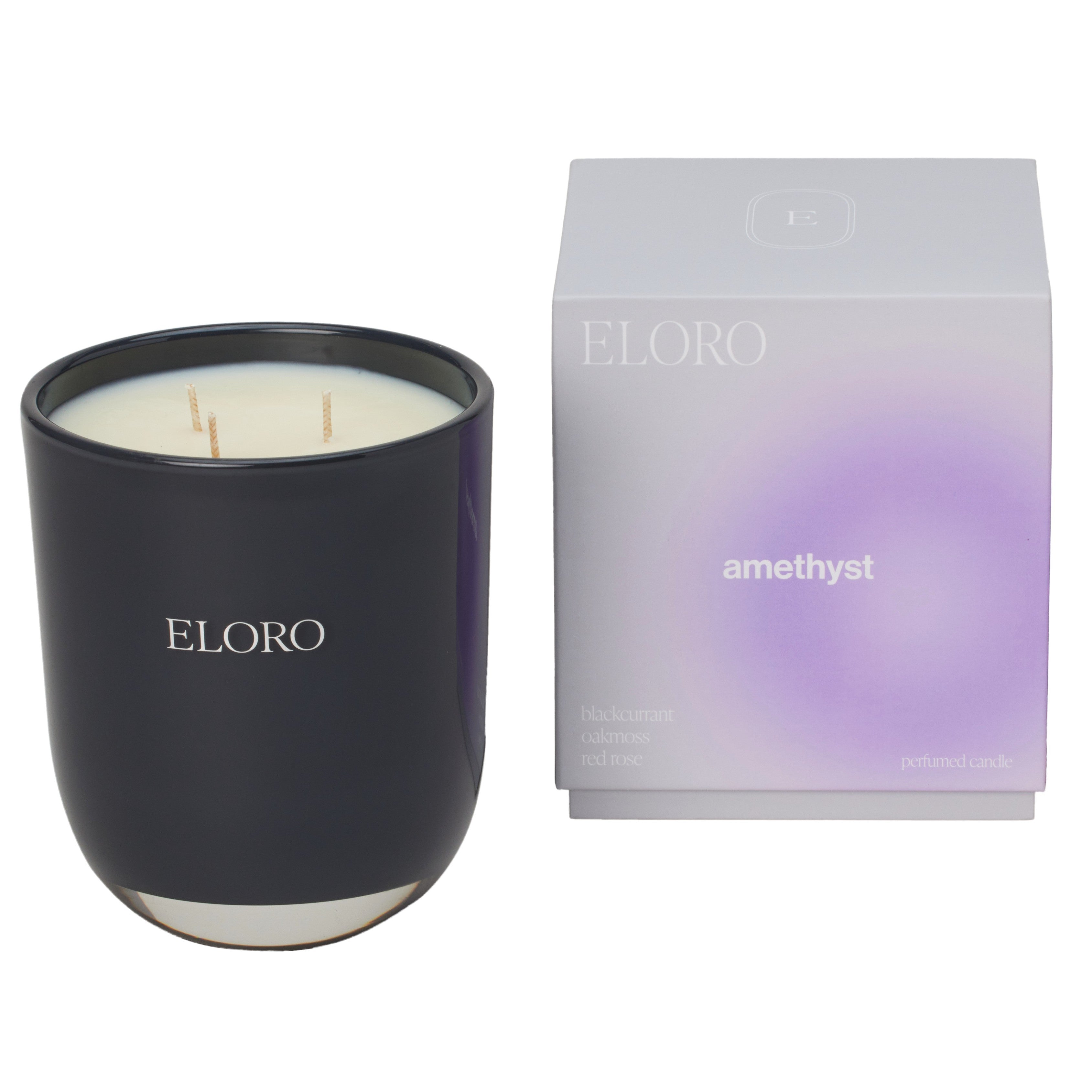 Eloro - Amethyst 3 Wick Candle