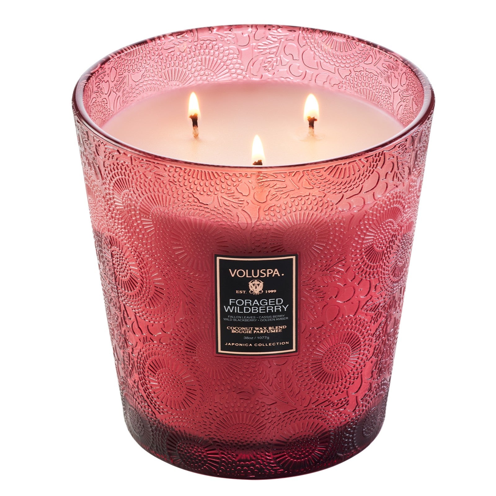 Voluspa - Foraged Wildberry 3 Wick Hearth Candle