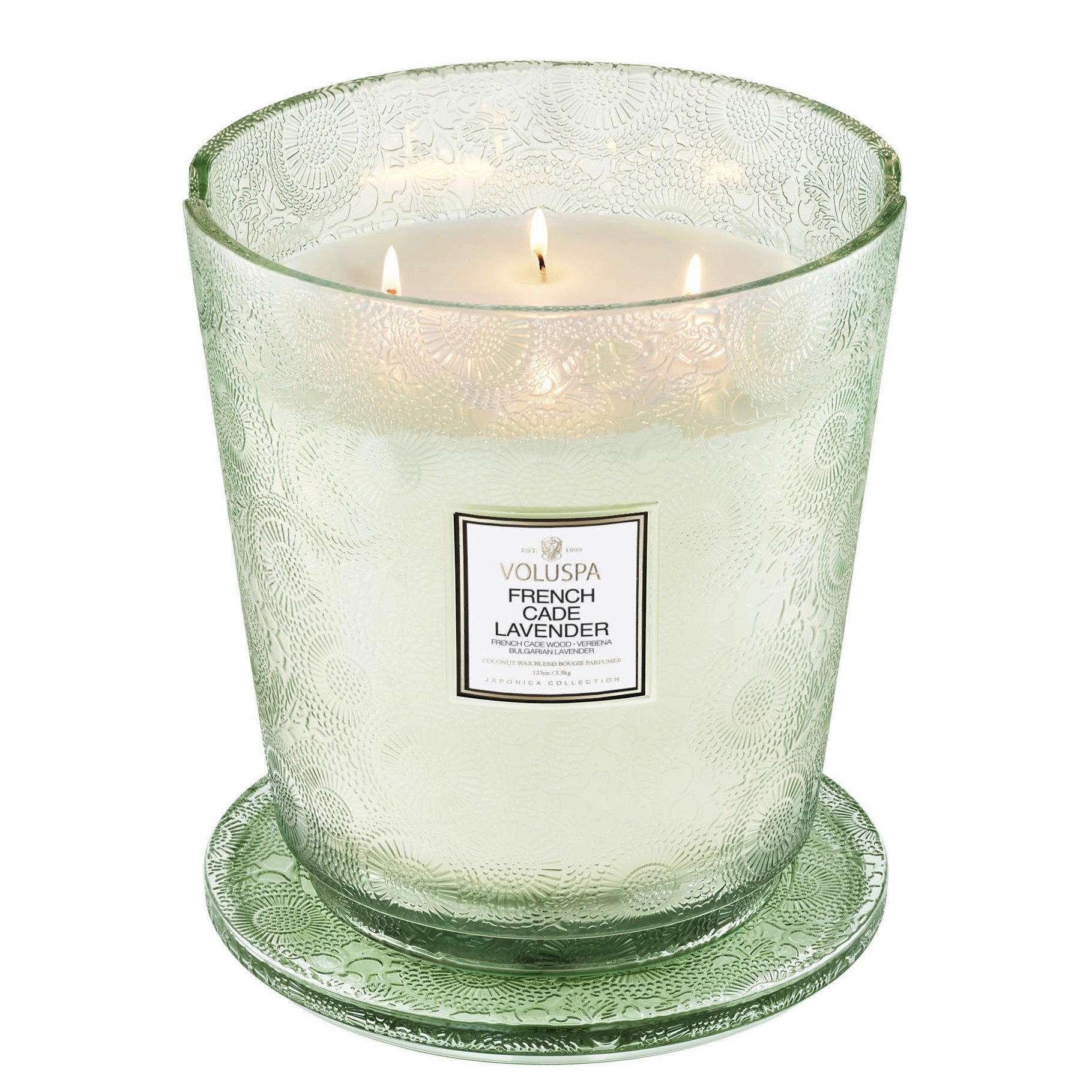 Voluspa - French Cade Wood & Lavender 5 Wick Hearth Candle