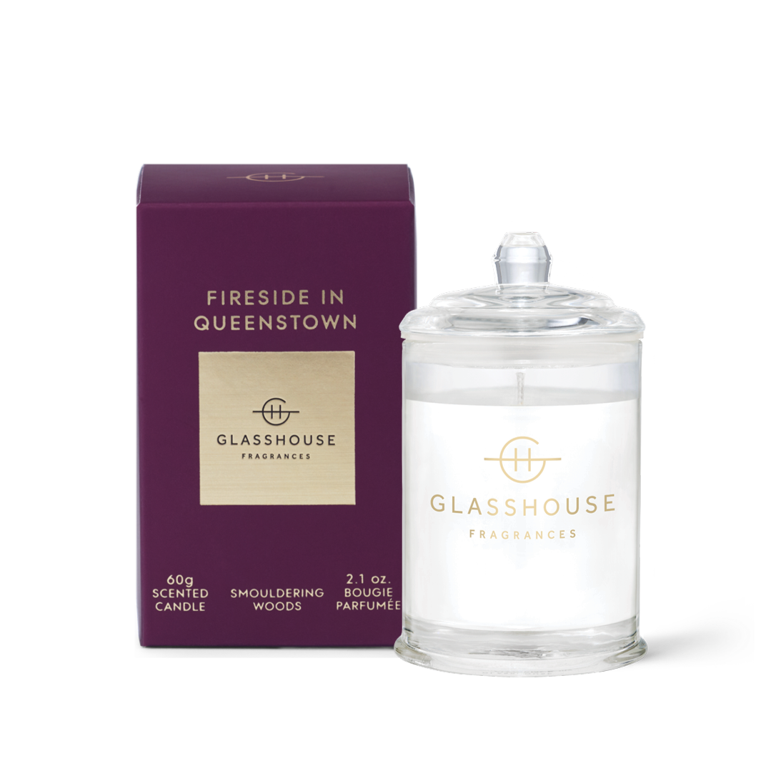 Glasshouse - Fireside in Queenstown Mini Candle