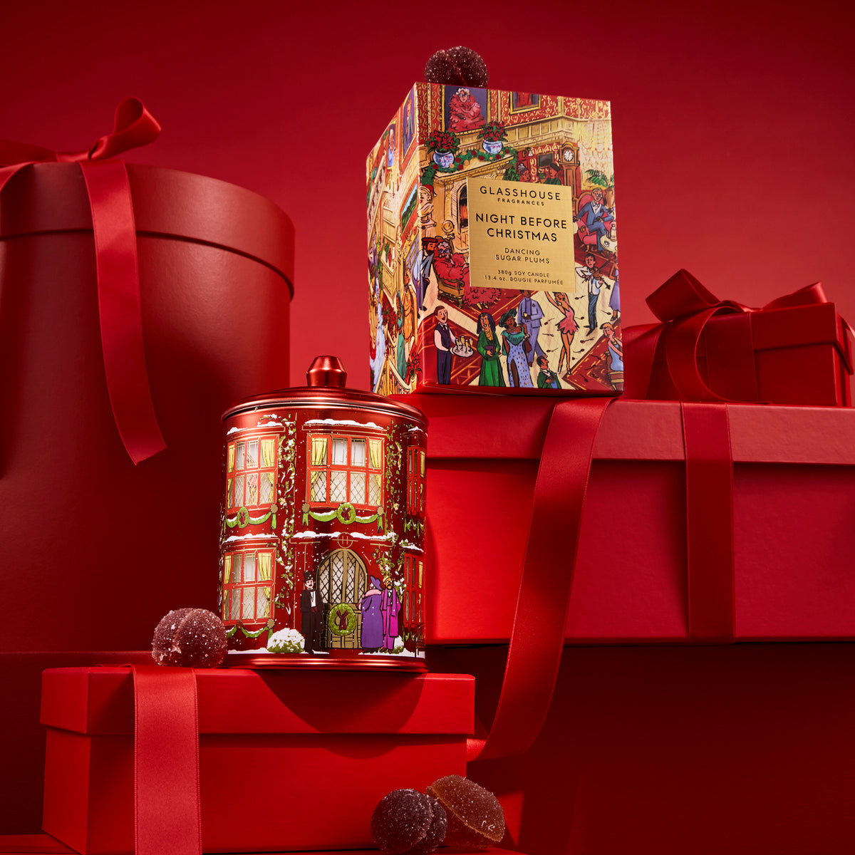 Glasshouse - Night Before Christmas Candle