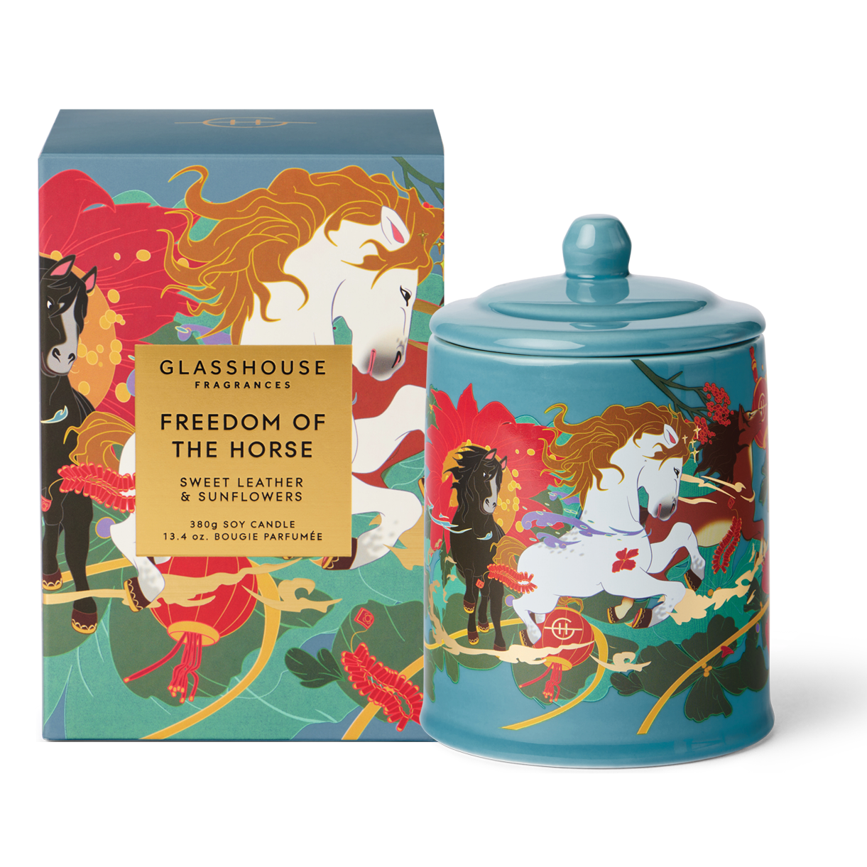 Glasshouse - Freedom of the Horse Candle | Candle Delirium