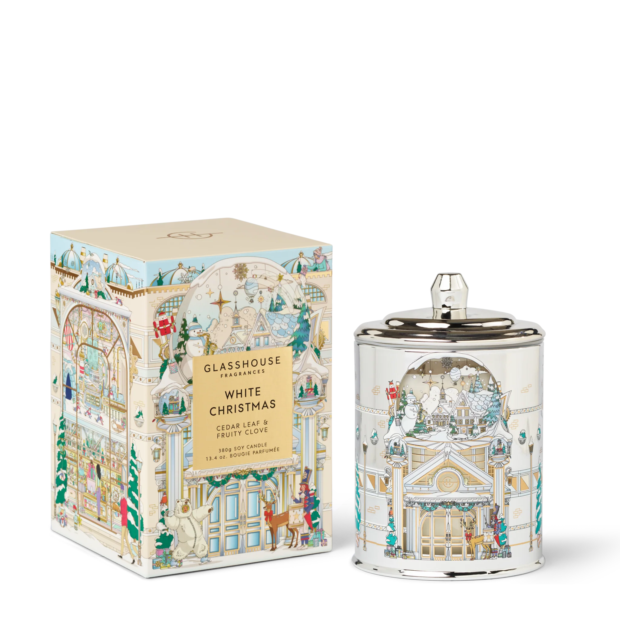 Glasshouse - White Christmas Candle