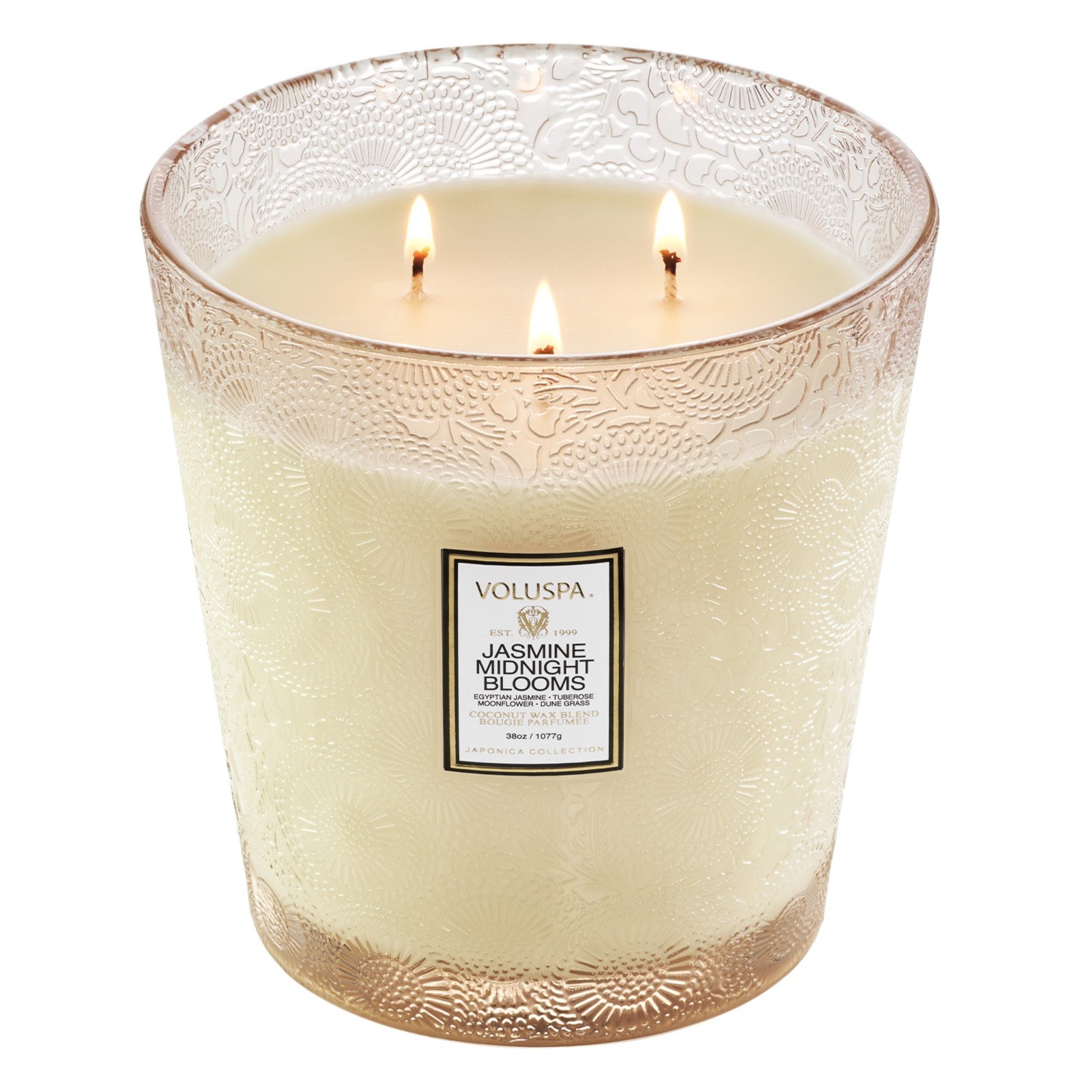 Voluspa - Jasmine Midnight Blooms 3 Wick Hearth Candle