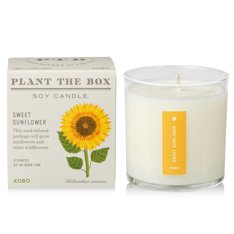 Kobo - Plant the Box Sweet Sunflower Candle