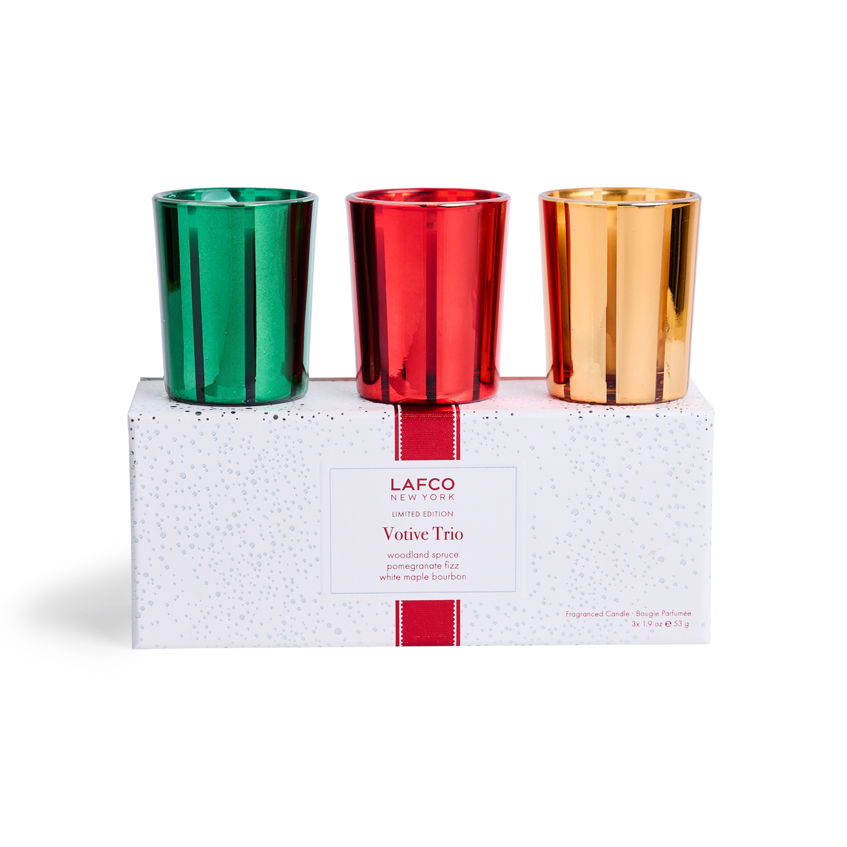 CANDEL フェイスクリーム 6個セット LAFCO - Holiday Votive Trio Set 2026 | Candle Delirium