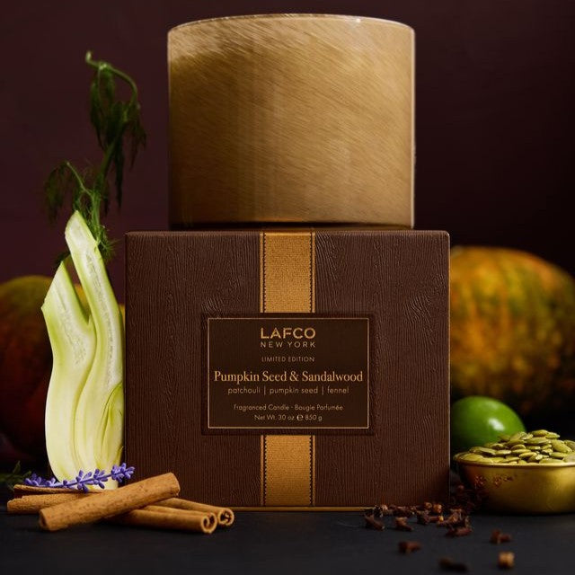 LAFCO - Pumpkin Seed & Sandalwood 3 Wick Candle