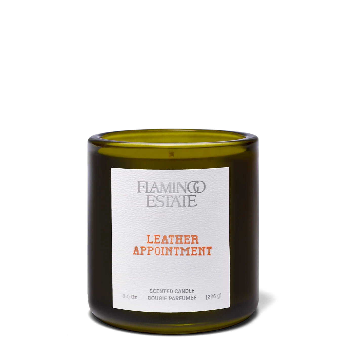 Flamingo Estate - Leather Appointment Candle | Candle Delirium