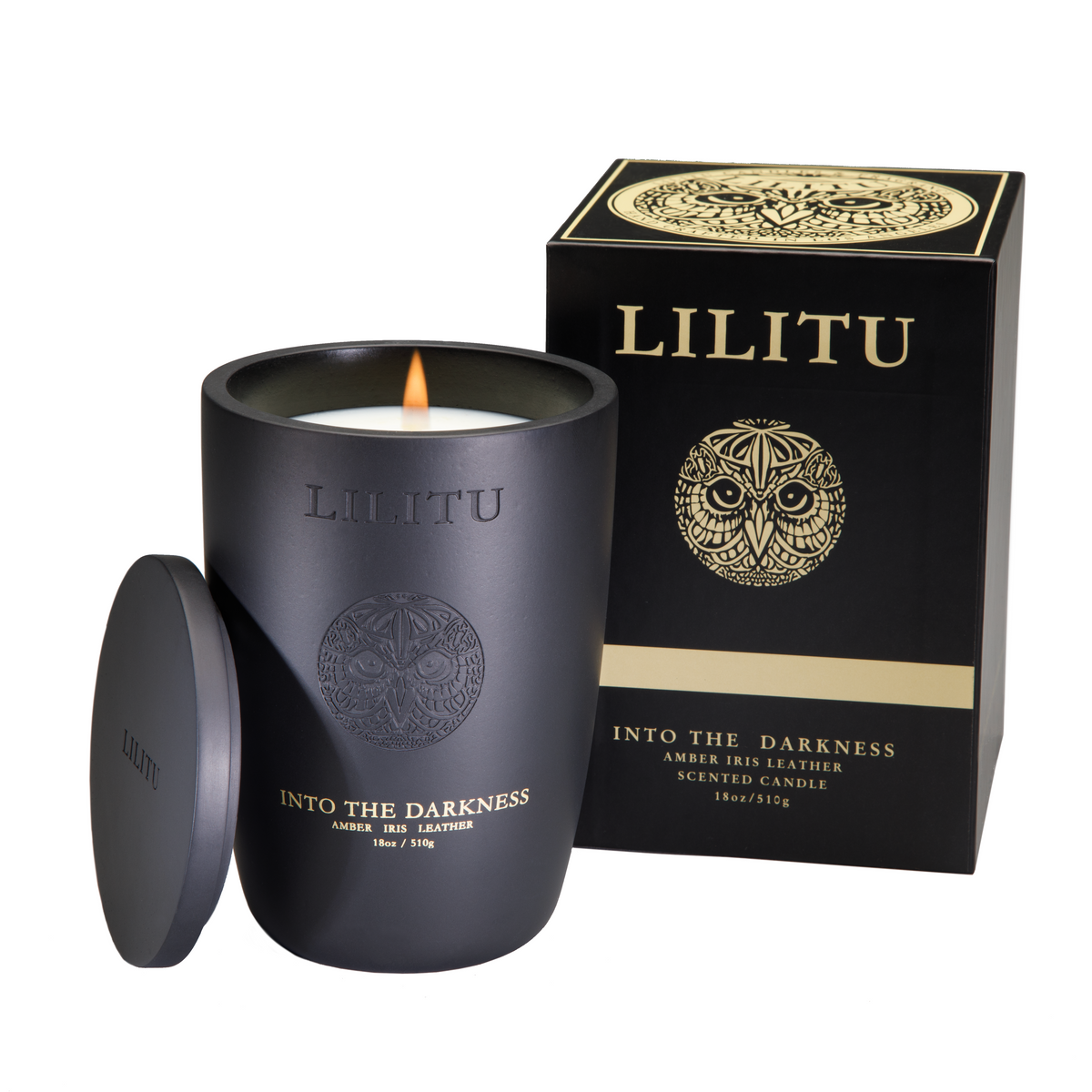 Lilitu - Into the Darkness Ceramic Candle