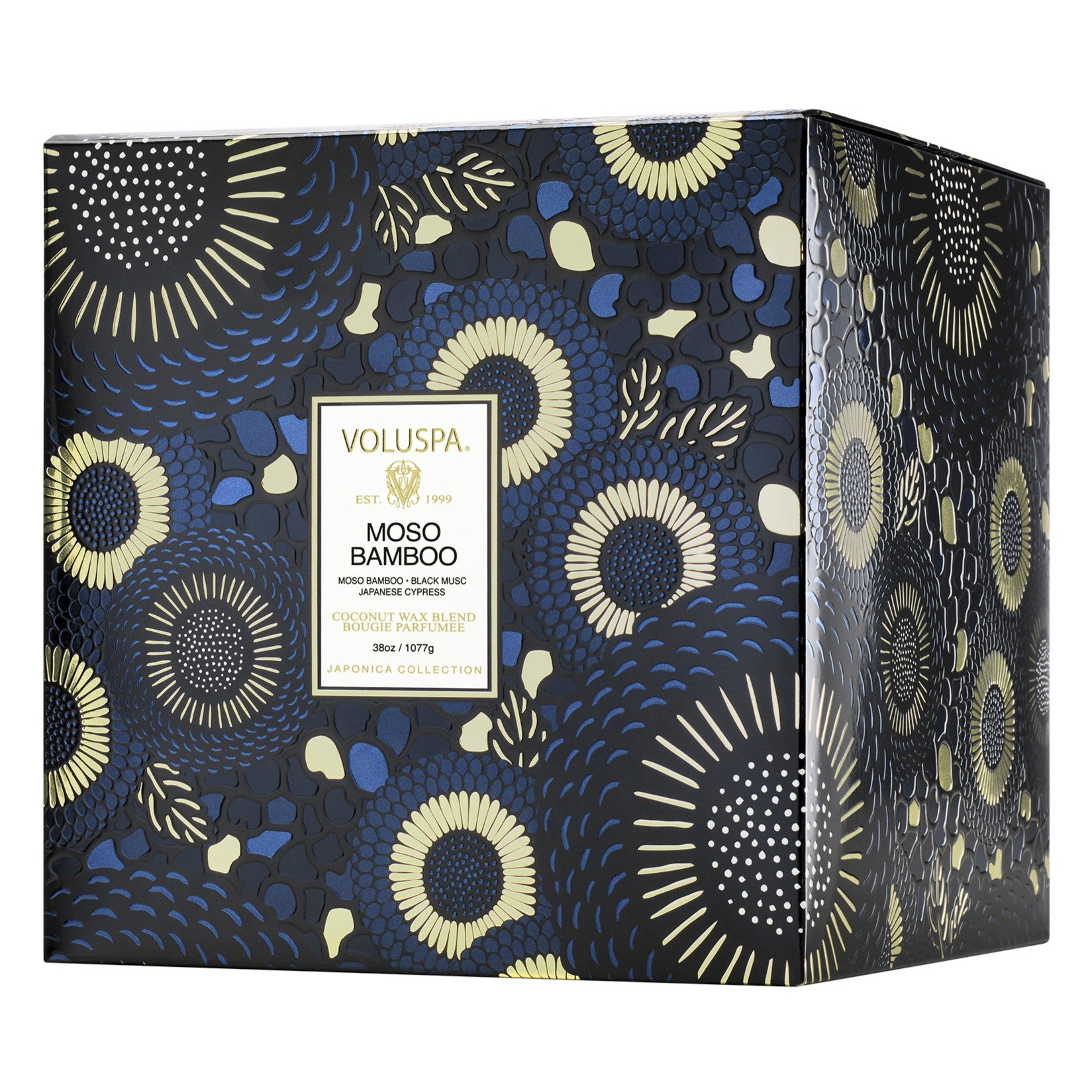 Voluspa - Moso Bamboo 3 Wick Hearth Candle