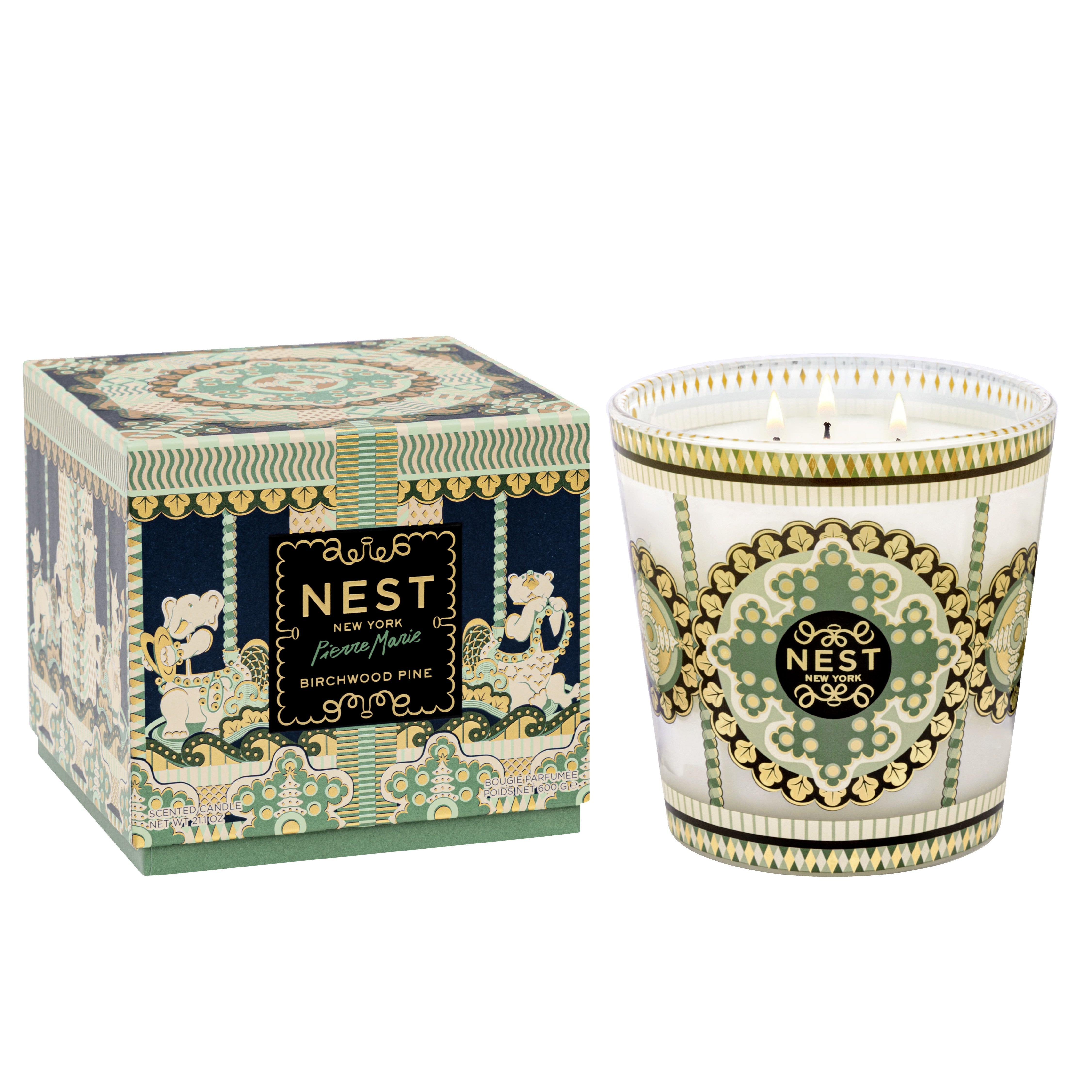 Nest - Birchwood Pine x Pierre Marie 3 Wick Candle