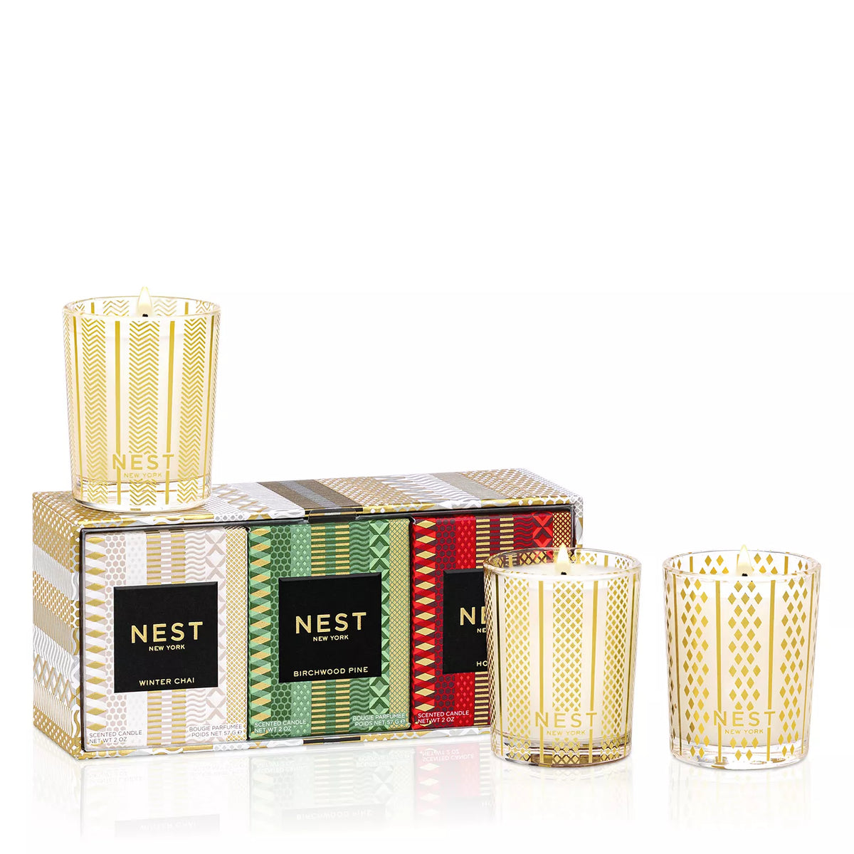 Nest - Festive Votive Candle Trio